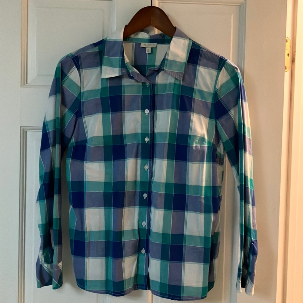 Talbots Plaid Button-Up (SP)